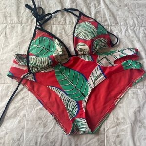 AMERICAN EAGLE AERIE TWO-PIECE SWIMSUIT BIKINI, SIZE XL